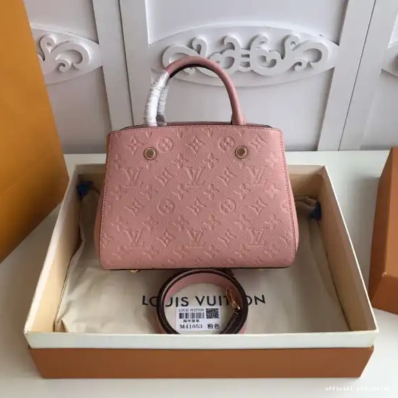 Official oldcobbler VUITTON MONTAIGNE BB LOUIS 0630